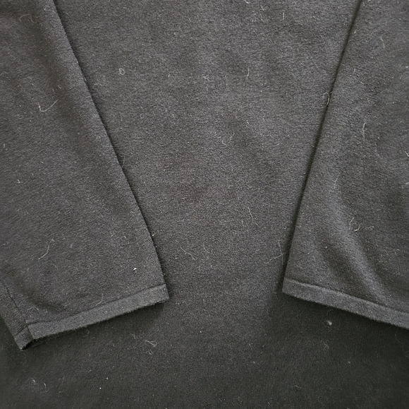 Silk Blend Daniel Sherman Oversize Black Cardigan - NWOT - Size L - Picture 4 of 12